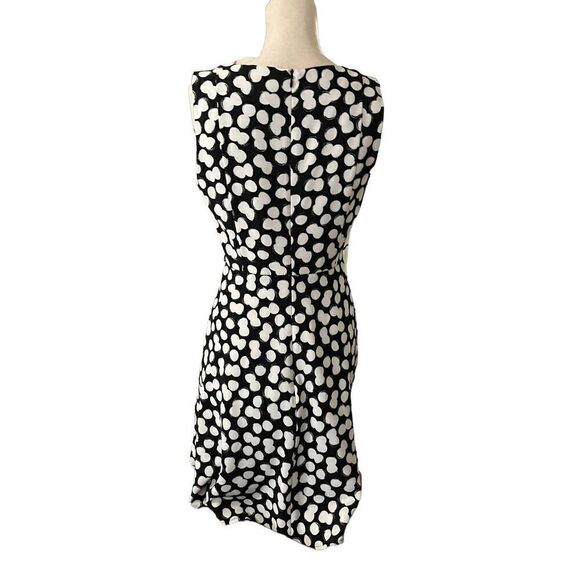 AB Studio black and white polka dot dress, size 4, good condition - Picture 2 of 3